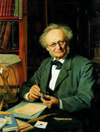 A portrait of Japetus Steenstrup